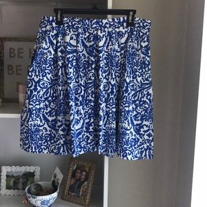 Blue & White Skirt